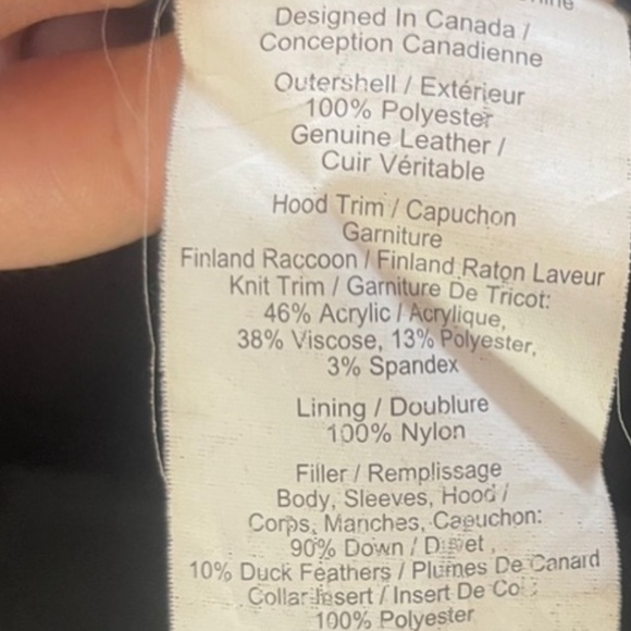 DANIER Down Winter Coat with Leather and Fur details - Picture 8 of 8